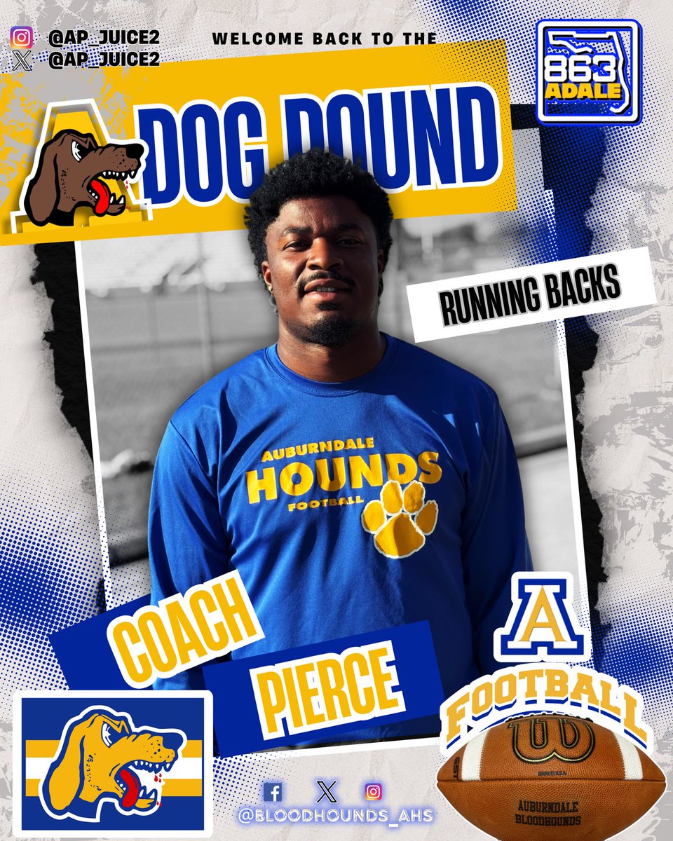 Auburndale Football (@bloodhounds_ahs) on Twitter photo The Dog Pound just got an addition to the Coaching Staff! Help us Welcome Bloodhound Alumni Running Backs Coach @ap_juice2
Bio:
High School c/o 2016 <a href="/CountyPolk/">PCGridiron</a>
College: @beaverfootball c/o 2020
Pro:
2020 @nfl Undrafted Free Agent @chicagobears
XFL: @ufldefenders
CFL: @goelks The Dog Pound just got an addition to the Coaching Staff! Help us Welcome Bloodhound Alumni Running Backs Coach @ap_juice2
Bio:
High School c/o 2016 <a href="/CountyPolk/">PCGridiron</a>
College: @beaverfootball c/o 2020
Pro:
2020 @nfl Undrafted Free Agent @chicagobears
XFL: @ufldefenders
CFL: @goelks