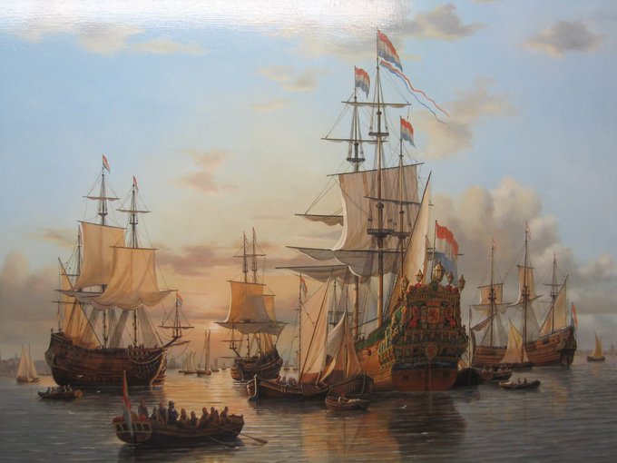 17 juni 1667 - Een Staatse vloot gaat voor anker bij de monding van de Theems. Het waren 60 schepen met ongeveer 1000 mariniers (toen net opgericht) aan boord. De vloot werd aangevoerd door Michiel de Ruyter, Willem Joseph van Ghent en Cornelis de Witt. De Engelsen schrokken...
