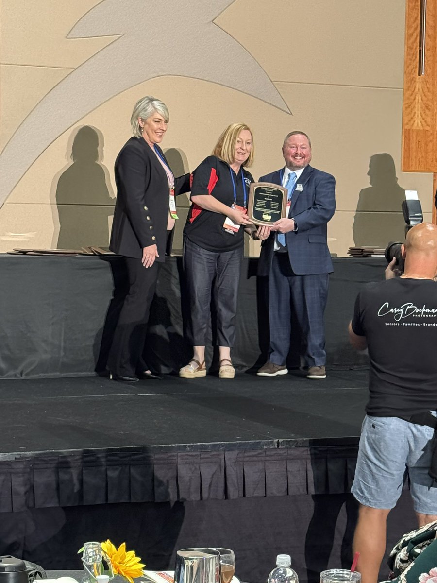 Board President Tammy Heidland revives the 2025 Governance Team Award on behalf of the entire Board of Education. <a href="/BlackcatMatt/">Matt Lichtenstein</a> #GoBlackcats.