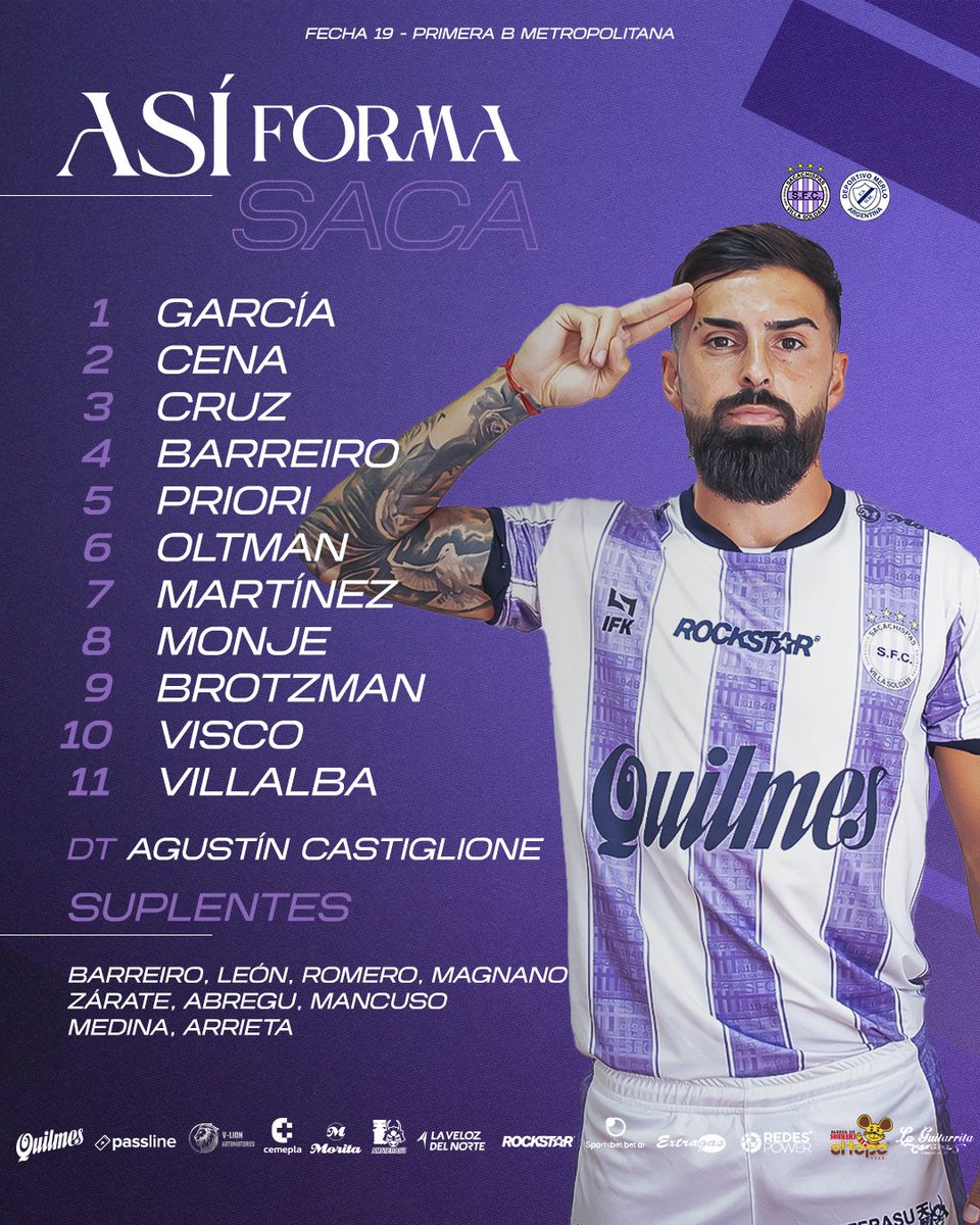 SacachispasOK's tweet image. Los 11 de hoy que van a romper con la amargura de este lunes feriado y gris....Ganen o me mató 🤦‍♂️