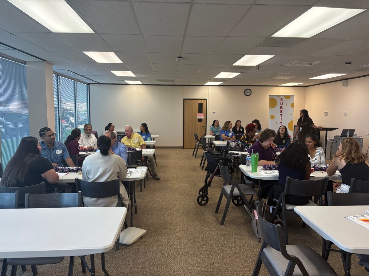 LamarCISDHR's tweet image. Thank you to all the amazing substitute teachers who attended our Substitute Orientation today!
We covered tools, tips, and strategies to help you thrive in the classroom.
