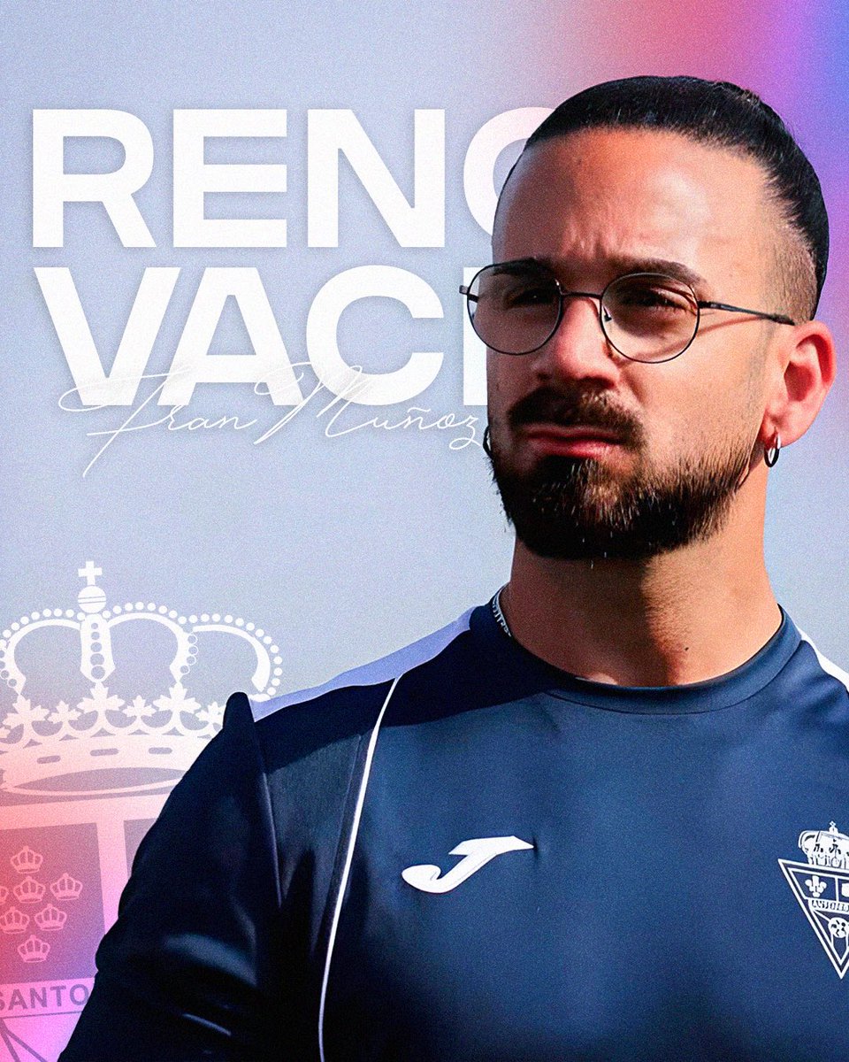 #Club | 🏋️‍♂️ 𝐅𝐑𝐀𝐍 𝐌𝐔𝐍̃𝐎𝐙, 𝐑𝐄𝐍𝐎𝐕𝐀𝐃𝐎

👉🏽 Fran Muñoz renueva como 𝐩𝐫𝐞𝐩𝐚𝐫𝐚𝐝𝐨𝐫 𝐟𝐢́𝐬𝐢𝐜𝐨 del #CFSantomera para la temporada 2025/26

🙌 ¡En las mejores manos!