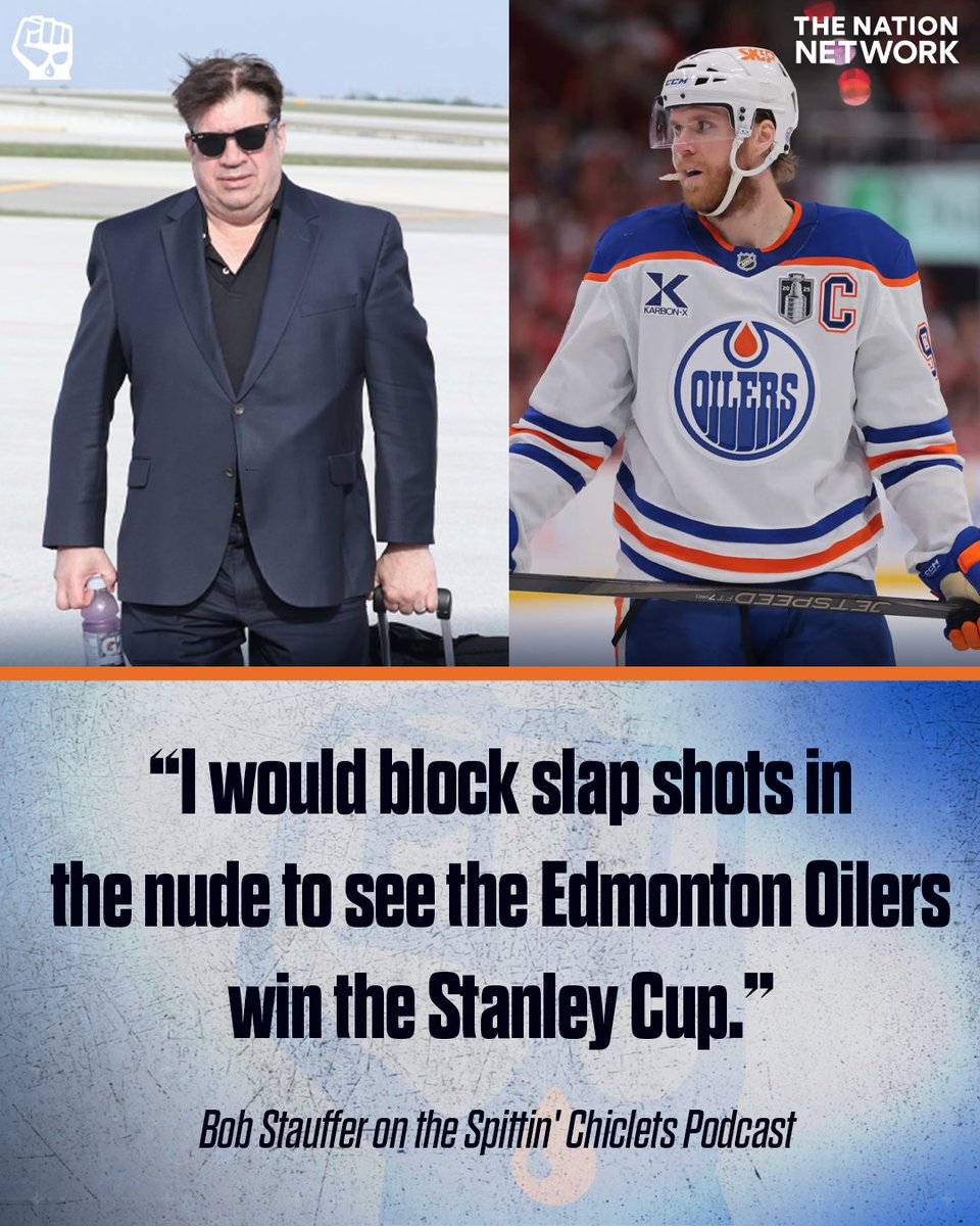 The Oilers better be suiting up Bob Stauffer for Game 6. 

(h/t <a href="/spittinchiclets/">Spittin' Chiclets</a>)