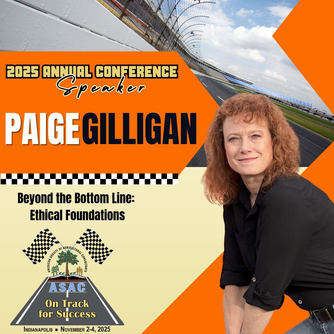 As an agribusiness consultant, Paige assists ag producers &amp; businesses with due diligence research, water risk analysis, machinery &amp; equipment appraisals &amp; general business consulting. She grew up in rural Indiana &amp; earned an ag econ degree at Purdue. bit.ly/41OkVMI