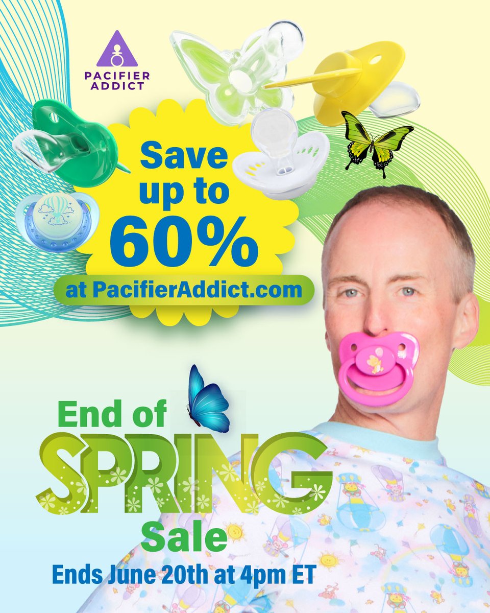 RearzInc's tweet photo. Huge savings alert! Our friends at PacifierAddict are having a massive sale up to 60% OFF premium adult pacifiers!
If youโve been waiting for the perfect time to stock up, this is it!๐
Shop https://t.co/6kHCjaIwRS!
#adultpacifiers #fixxpacifiers #abdlpacifiers #pacifieraddict https://t.co/I0qTh0c3gB