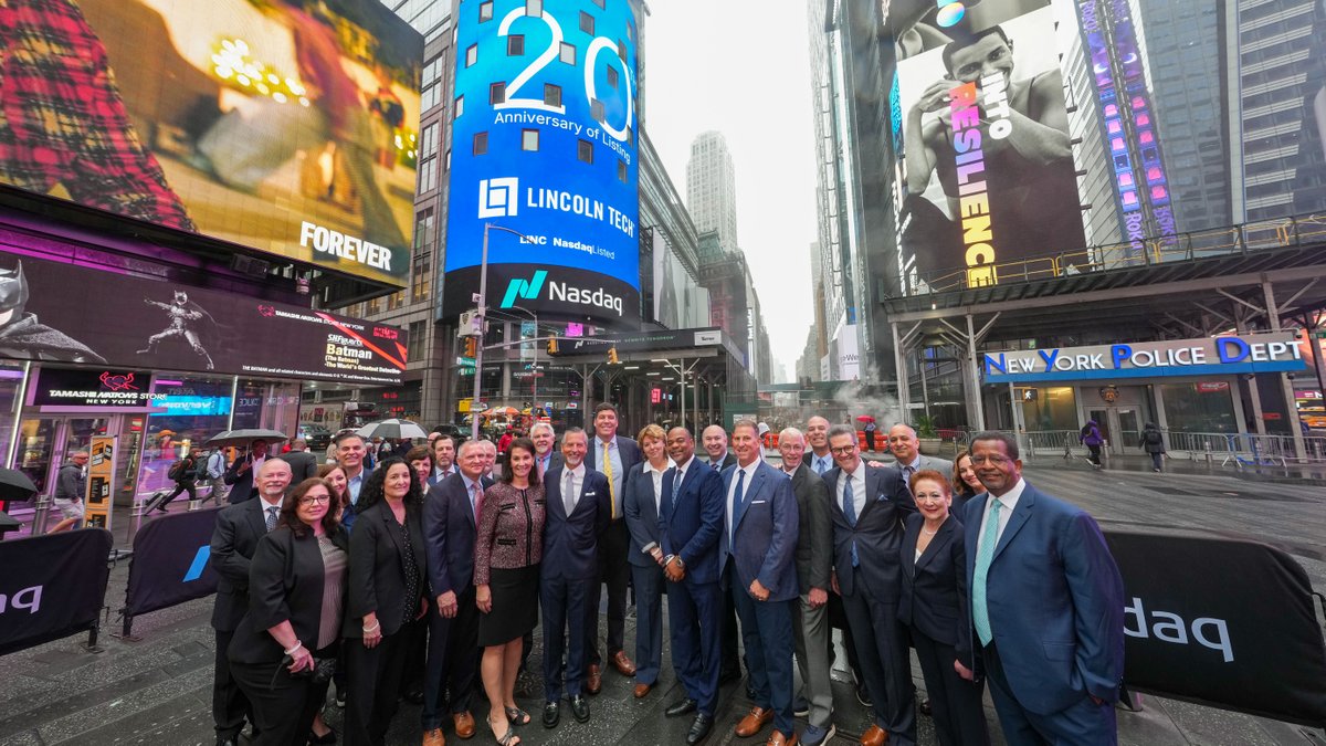 Nasdaq Exchange (@nasdaqexchange) on Twitter photo 🌟 New skills for a brighter future.
🛻 <a href="/LincolnTech/">Lincoln Tech</a> has been a leading provider of technical skills training since 1946.
🎉 Here’s to helping students from all walks of life succeed! 🌟 New skills for a brighter future.
🛻 <a href="/LincolnTech/">Lincoln Tech</a> has been a leading provider of technical skills training since 1946.
🎉 Here’s to helping students from all walks of life succeed!
