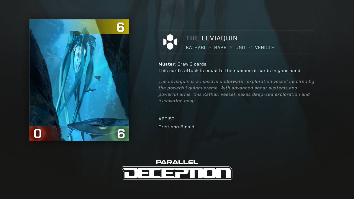 𝗗𝗲𝗰𝗲𝗽𝘁𝗶𝗼𝗻 𝗘𝘅𝗽𝗮𝗻𝘀𝗶𝗼𝗻 𝗖𝗮𝗿𝗱 𝗥𝗲𝘃𝗲𝗮𝗹

//Kathari

The Leviaquin