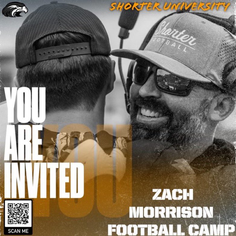 Thank you coach <a href="/CoachZachBrooks/">Zach Brooks</a> for the invite. I will be attending the Shorter camp on June 18th.
<a href="/waknightsfb/">Windsor Academy Football</a> <a href="/coachdylanbass/">Dylan Bass</a>