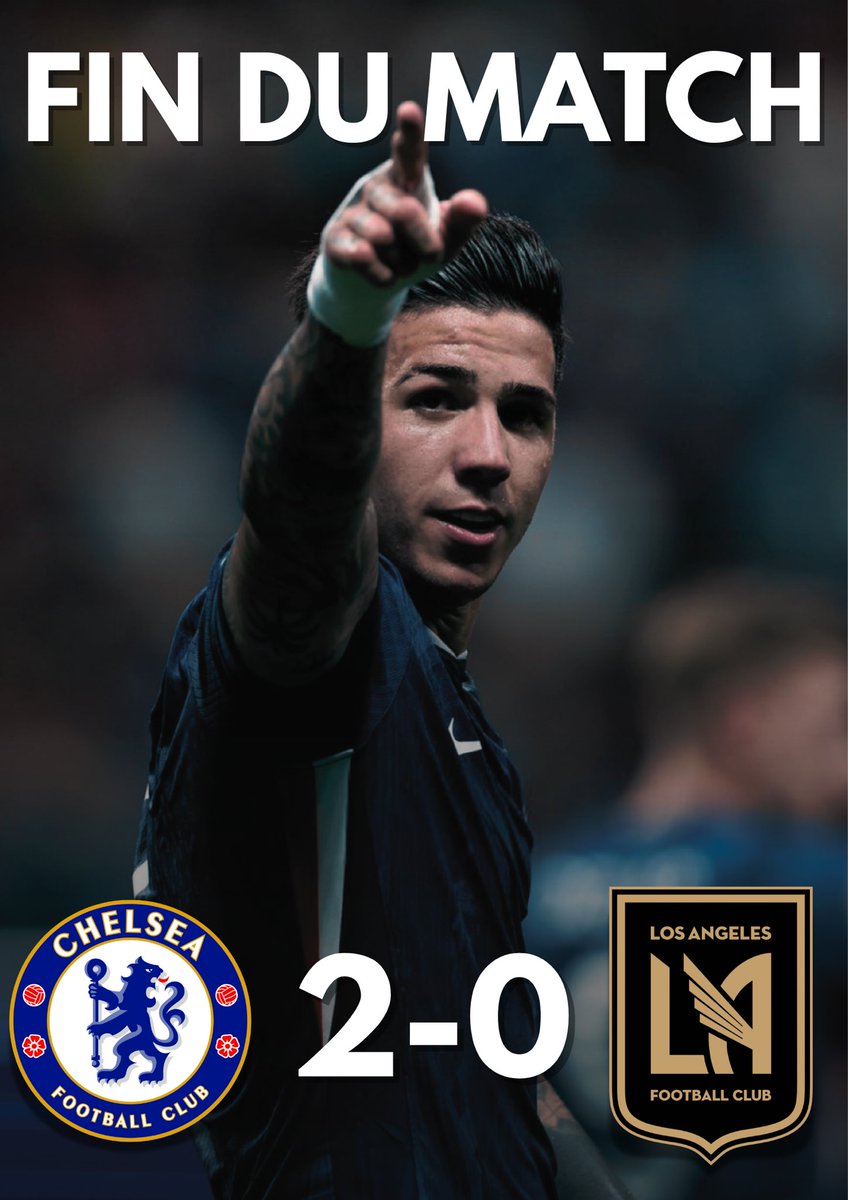 UniversCFC's tweet photo. ⏱️ FM : CHELSEA 2-0 LOS ANGELES FC

⚽️ P. Neto
⚽️ E. Fernandez

Votre avis ? 🤔 #CHELFC 

(📸@ChelseaFC) https://t.co/svKG0XwRSA