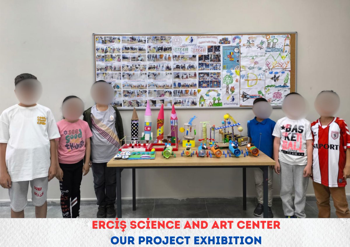 Kurumumuz Sınıf Öğretmeni Veysel Dokumacı'nın yürüttüğü "I'm curious about science,I explore it with STEAM" adlı eTwinning projesi, düzenlenen sergi çalışmaları ve sertifika töreninin ardından başarıyla tamamlandı. Değerli Öğretmenimize ve Sevgili Öğrencilerimize teşekkür ederiz