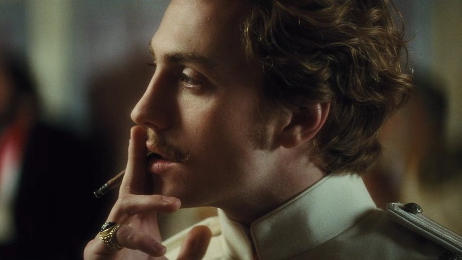 TheCinesthetic's tweet image. Aaron Taylor-Johnson in Anna Karenina.