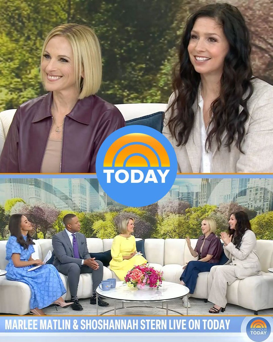 Marlee Matlin and director Shoshannah Stern went on the @todayshow to discuss their moving new documentary MARLEE MATLIN: NOT ALONE ANYMORE, in theaters starting Friday!

Watch: knlor.com/mmtoday