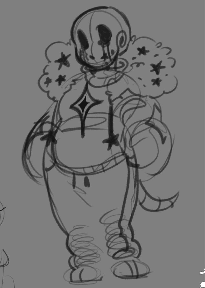 PUPP0CCINO's tweet image. Your eyes shine, like a thousand little stars 

Outerkiller design cuz It popped up in my head last night 
#outerkiller #killersans #utmv #undertale #outertale