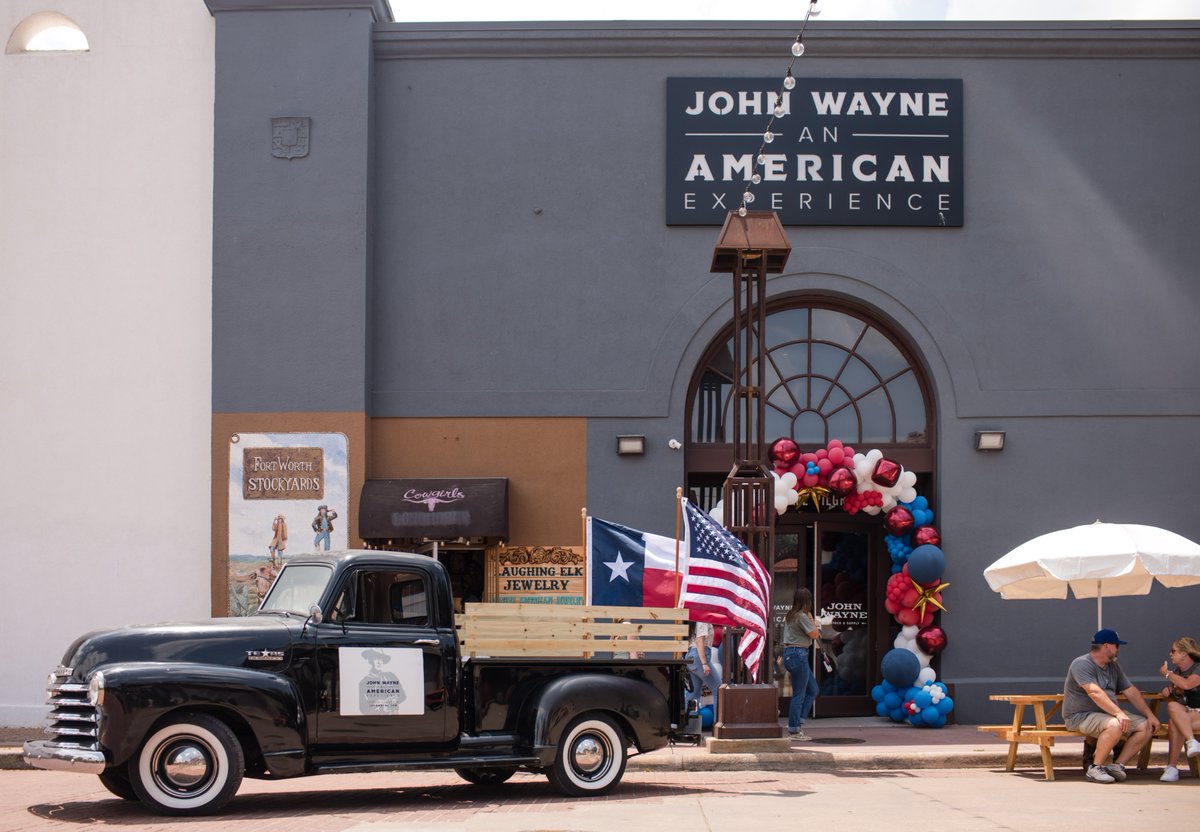 Walk through the life of a legend. 🎬🇺🇸
Explore rare film memorabilia, personal artifacts &amp; more at the John Wayne: An American Experience museum in the Fort Worth Stockyards.

🎟️ Plan your visit: johnwayneae.com
#JohnWayne #JohnWayneExperience #FortWorthStockyards