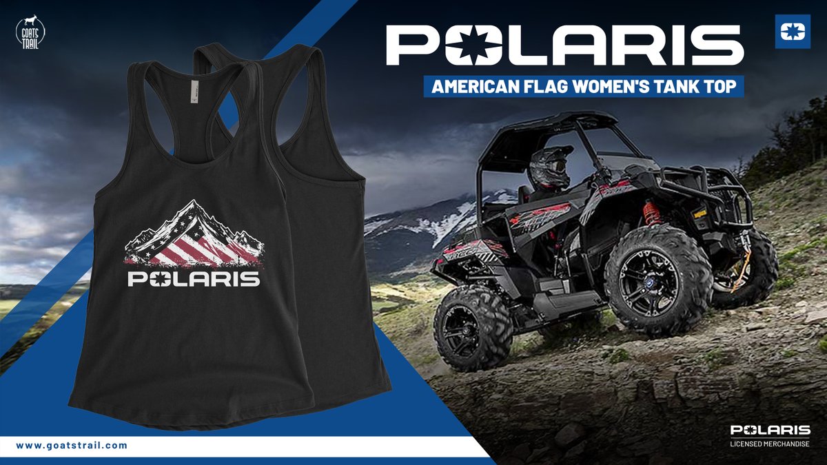 GoatsTrail's tweet image. 🇺🇸 Ride Free. Look Fierce. The Polaris® American Flag Women&apos;s Tank is your go-to for trails, BBQs &amp;amp; fireworks 💥 Lightweight. Bold. Patriotic AF.

👉 goatstrail.com/collections/re…

#FourthOfJulyFit #PolarisStyle #WomenWhoRide #AmericanFlagTank #IndependenceDayOutfit #OffRoadApparel
