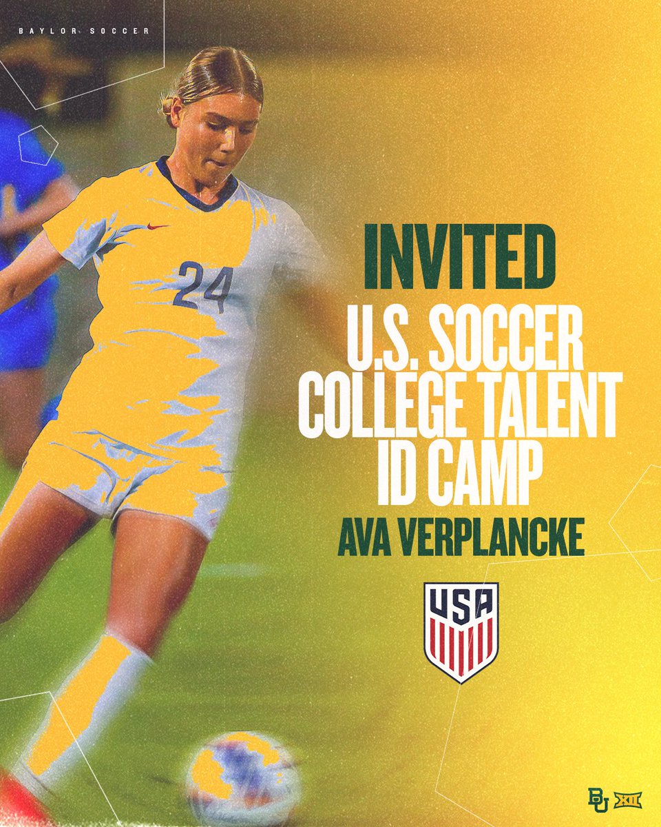 🌟 Best of the Best 🌟

Ava Verplancke has been invited by <a href="/USYNT/">U.S. Soccer YNT</a> to the inaugural Women’s College Talent ID camp!! 

She will join the other players from across the country in Atlanta, Georgia!

#SicEm | #depthB4height