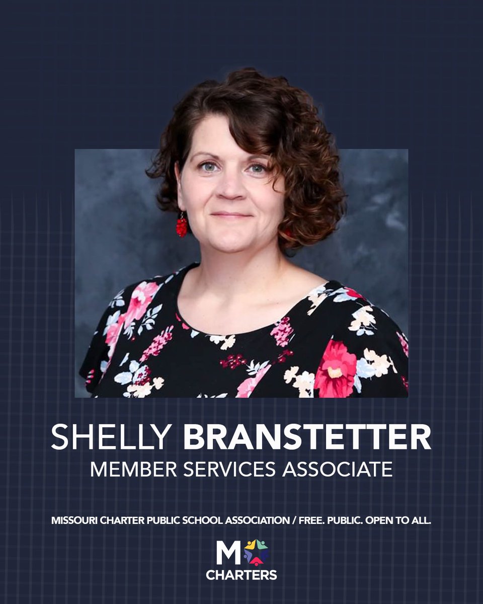 MOCharterSchool's tweet image. ✨Meet the Staff Monday: Shelly Branstetter
Shelly joined MCPSA after working in membership services at the Texas Association of School Boards.
Based in Midtown KC, she loves heartfelt meals—and exploring grocery stores when she travels!
#MeetTheStaff