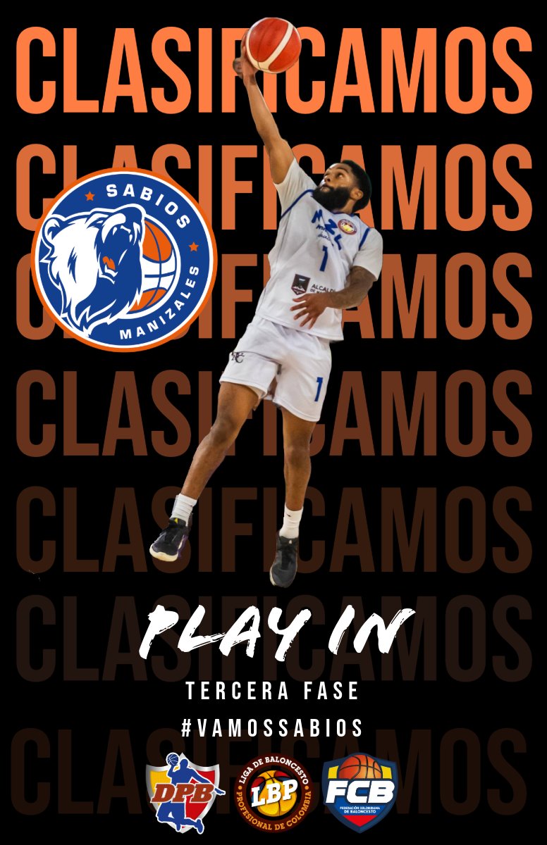 🎉🏀 ¡CLASIFICADOS!
Los Sabios Manizales siguen haciendo historia: ¡estamos en la tercera fase Play-In! 💪🔥

Esto es gracias a la entrega de nuestro equipo y al apoyo de toda nuestra afición 🙌

#VamosSabios #PlayIn #LigaBetplay #BaloncestoDeColombia