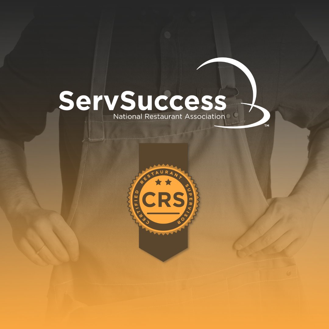 If you are in the restaurant industry and are looking to start leading your team as an #assistantmanager, #kitchenlead, or #shiftleader, show the world your evolution into a leader with our Certified Restaurant Supervisor (#CRS) credential at servsuccess.com/crs.