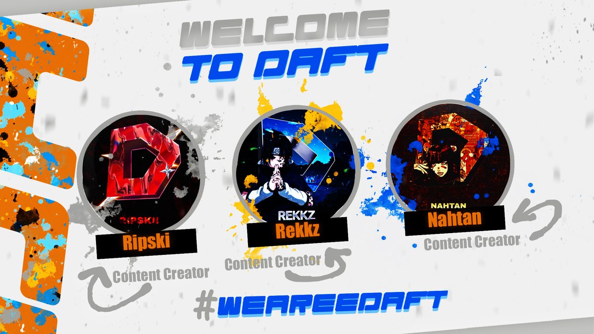 WELCOMING ANOTHER 3 GOATS INTO DAFT 
#WeAreDaft

<a href="/iamripskii/">Ripskii</a> 
<a href="/Rekkzizm/">nxs rekkz✯</a> 
<a href="/itsnahtaN/">Daft nahtaN</a>