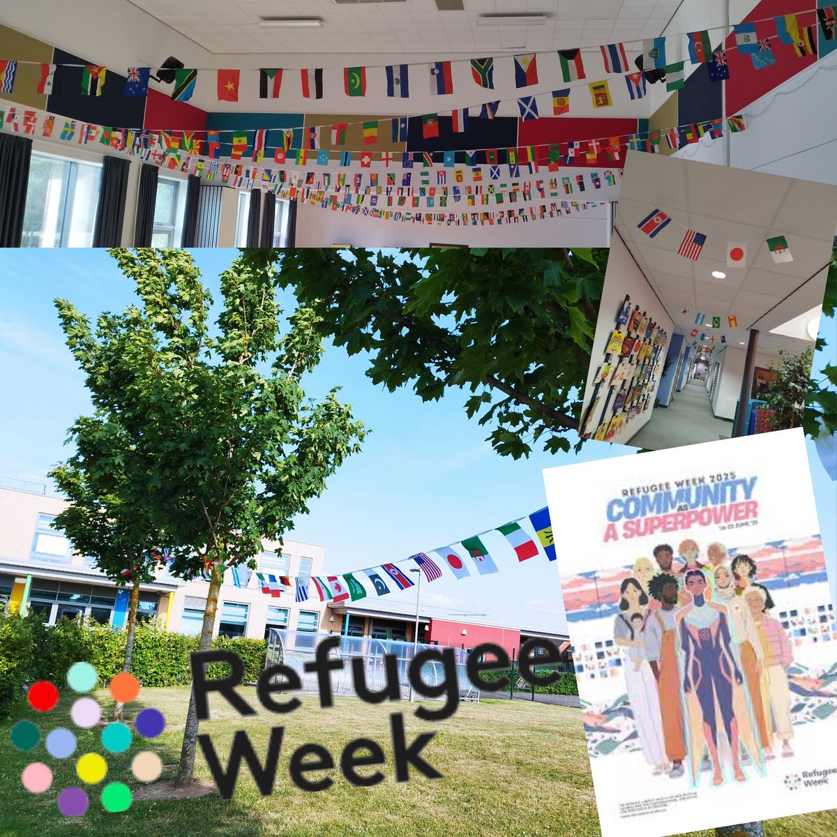 Hands down one of my favourite weeks in school. Together, as one community, we unite to celebrate refugee week. Can't wait to see the results of so many amazing events this week. #RefugeeWeek2025 #OurSuperpower  #SimpleActs #CommunityAsASuperpower