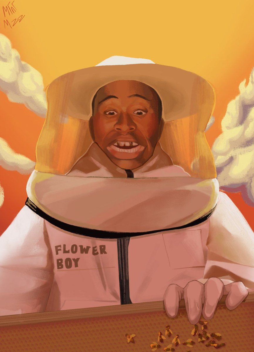 hey! I drew a flower boy, I hope you appreciate it) 
#art