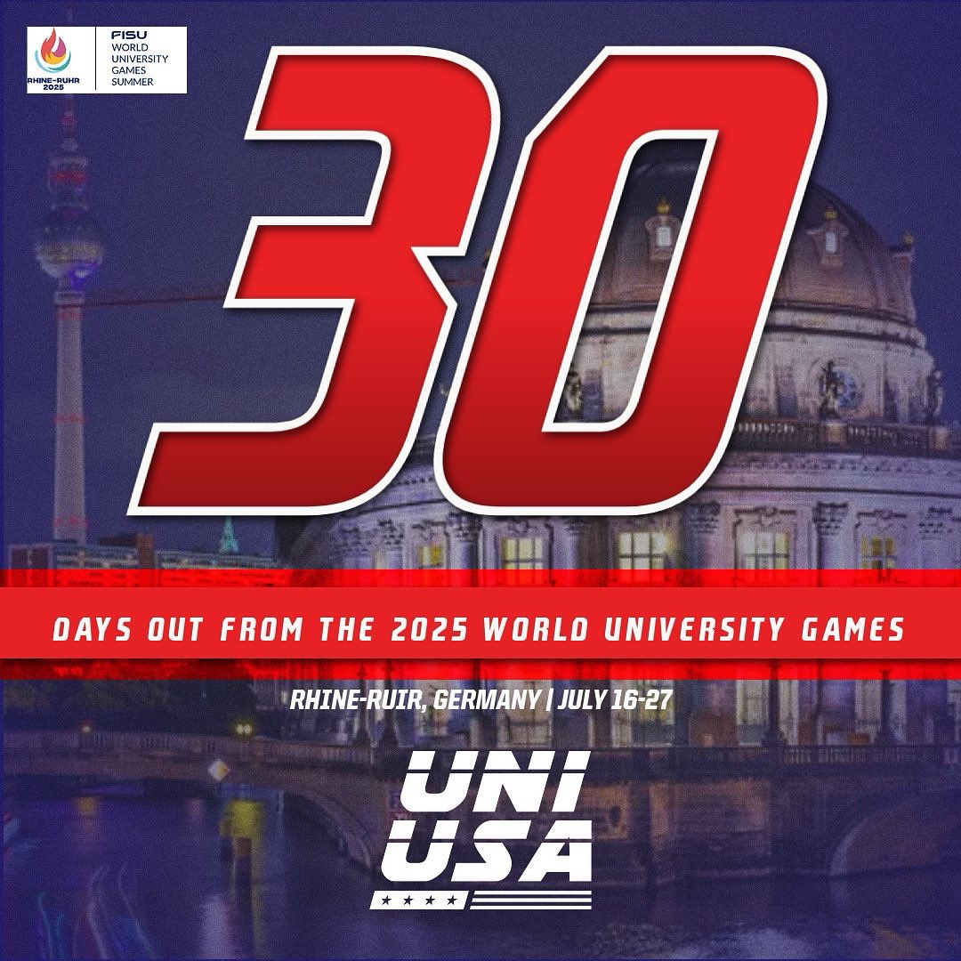 In just 30 days, Rhine-Ruhr will welcome the world.🌍 Student-athletes from across the U.S. will be stepping into stadiums, arenas, pools, and courts — ready to compete on the global stage.🇺🇸🏆

Are you ready for the action? Let us know in the comments 👇 

#RhineRuhr2025 #UniUSA