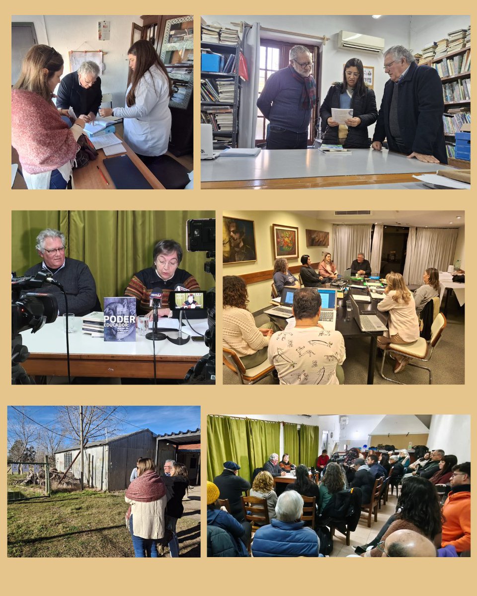 Junto a la Mag. Manzione, el jueves presentamos el libro "Poder educador: disputas por las educación pública" en Minas, con el apoyo del Plenario Intersindical de Lavalleja. Recorrimos instituciones educativas del departamento, recabamos necesidades y dialogamos con la prensa.