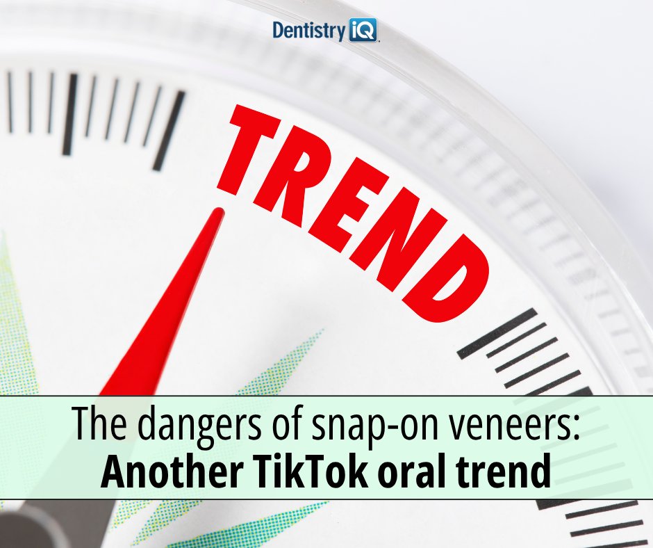 DentistryIQ's tweet image. People on social media are opting for temporary plastic snap-on veneers to give them a picture-perfect smile nowadays. But is this doing them more harm than good?

Read the full article now: bit.ly/4l5q61p

#dentistryiQ 
#temporary
#veneers 
#trends