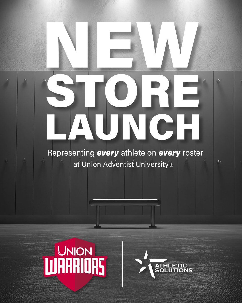 Now open 🔴 Designed for athletes. Built for performance. #GameOn #AthleticSolutions SHOP NOW: …adventistuniversity.athsolutions.shop
