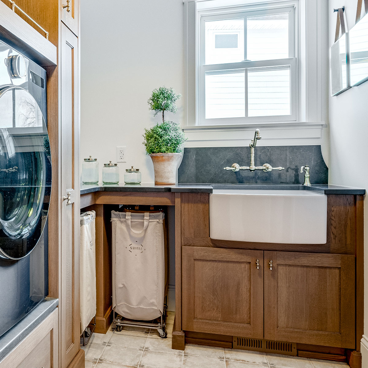 Vadara Quartz (@vadaraquartz) on Twitter photo "In my laundry room I chose Petro Grigio. It looks so beautiful with my antique brass fixtures, stained oak cabinets, and paired with a fun, rustic tile." ~ Sandra Herzog, Tuxedo Farmhouse
DESIGNER: <a href="/tuxedofarmhouse/">tuxedofarmhouse</a>
FEATURING: Petra Grigio "In my laundry room I chose Petro Grigio. It looks so beautiful with my antique brass fixtures, stained oak cabinets, and paired with a fun, rustic tile." ~ Sandra Herzog, Tuxedo Farmhouse
DESIGNER: <a href="/tuxedofarmhouse/">tuxedofarmhouse</a>
FEATURING: Petra Grigio