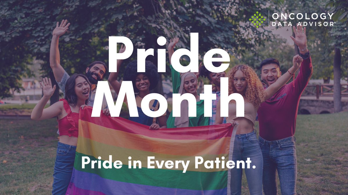OncData's tweet image. This #PrideMonth, Oncology Data Advisor stands with the LGBTQ+ community in the fight against cancer. We&apos;re dedicated to providing the latest data and insights to address disparities in oncology care. 🏳️‍🌈 Your story matters. Your health matters. Happy Pride! #LGBTQHealth #Oncology