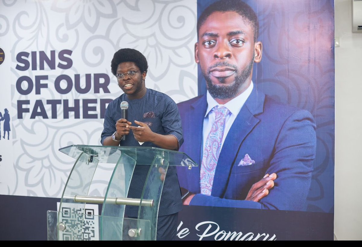 Father's play a huge role in our lives especially having a present Father.... The benefits in a child's life is immeasurable..... You can get more than this glimpse in #SinsOfOurFather
#JidePomary
The authors handle @jidepomary