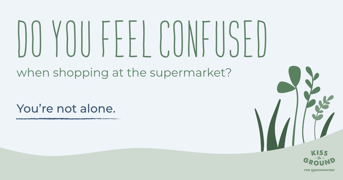 Looking to make healthier, more informed food choices for you and your family? 🍅

Our Regenerative Purchasing Guides introduce you to regenerative brands, decode confusing food labels, and help you shop with confidence.

Explore the guides: kisstheground.com/education/reso… 🔗

#Soil