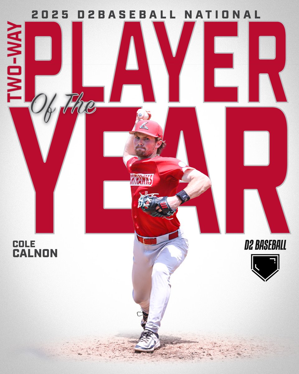 NNUSports's tweet image. After their incredible showings on the biggest stage, D2Baseball.com has named Ernesto Lugo-Canchola their National Pitcher of the Year and Cole Calnon their National Two-Way Player of the Year!

diviibaseball.com/all-americans