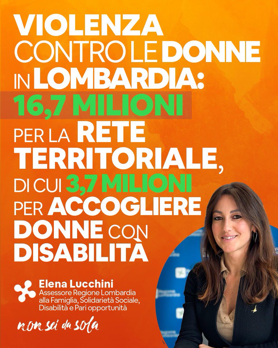 Siamo consapevoli che per affrontare la violenza di genere serva sempre più una solida alleanza sociale. Regione Lombardia non si sottrarrà mai alla sua azione di contrasto e prevenzione, erogando risorse adeguate, supportando buone pratiche e innovando le sue politiche