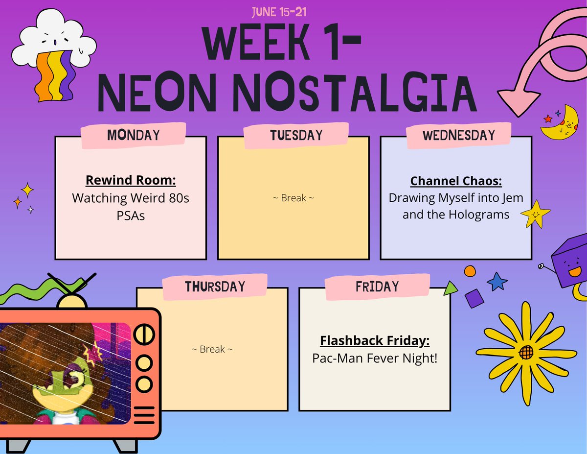 RaniVerse_VT's tweet image. 📺June 16th-21st Stream Schedule Now Up!
🔴LIVE Every week @ 6 pm EST

Got a pretty good line up this week! 
Make sure you catch me during these streams!

(👾Twitch, Youtube and TikTok are where you can find my VODs!)
#Vtuber #streamer #reactionvid