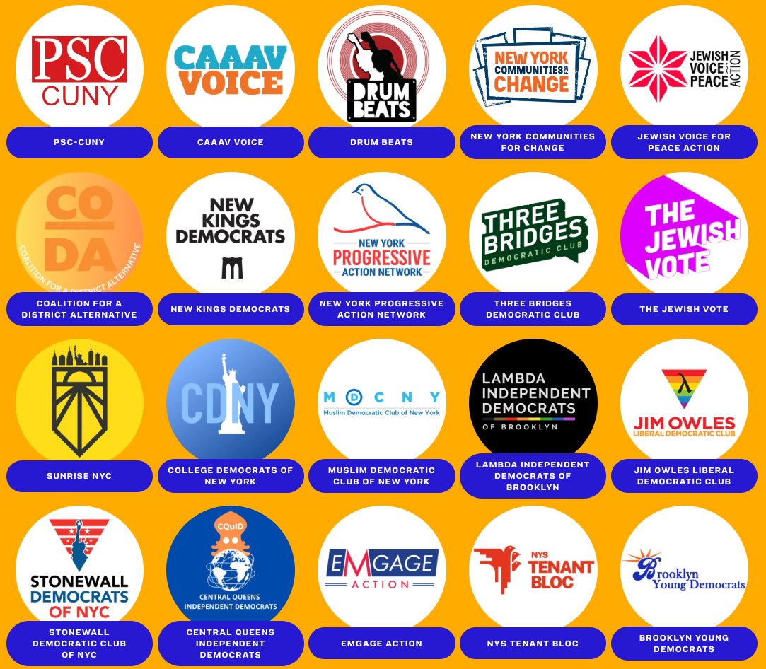 JabariBrisport's tweet photo. Don't stress over who hasn't endorsed Zohran. Here's who has. https://t.co/Kexq99snBI