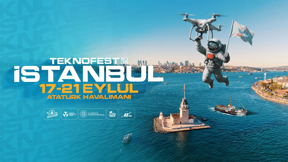 Sınır tanımayan festivalin müjdesi geldi 😍

 🚀 #TEKNOFEST İstanbul, 

1️⃣7️⃣-2️⃣1️⃣ Eylül tarihlerinde 

📍 Atatürk Havalimanı’nda❗

Bu coşkuya sen de ortak ol ❤️