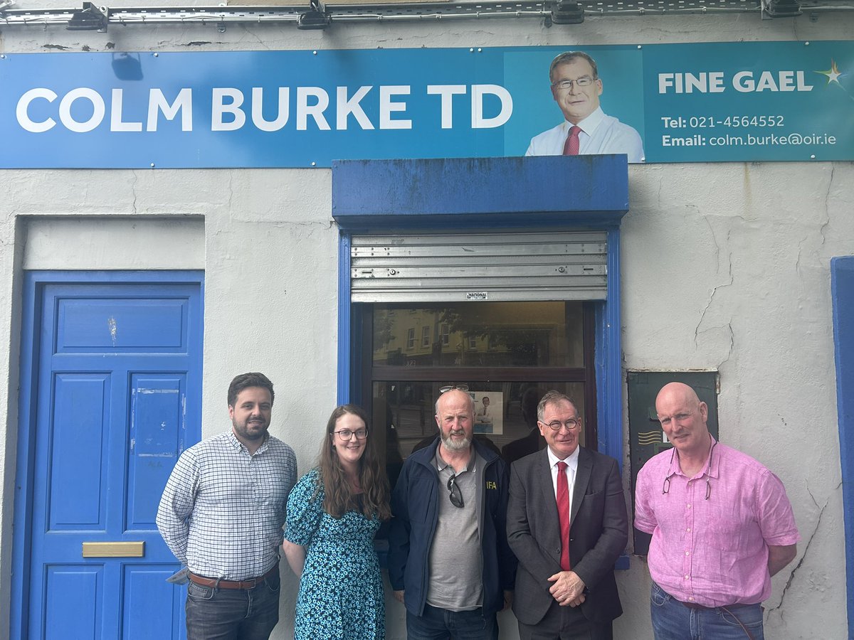 Colm Burke TD (@colmburketd) on Twitter photo Delighted to meet with JJ Hartnett, Matt Hurley and Mitchell Hayes from the <a href="/IFAmedia/">Irish Farmers' Association</a> in Cork North Central at my constituency office today.
We discussed a number of issues including the ACRES scheme, the nitrates derogation, bovine TB and issues for young farmers. 🐄🐑
A very Delighted to meet with JJ Hartnett, Matt Hurley and Mitchell Hayes from the <a href="/IFAmedia/">Irish Farmers' Association</a> in Cork North Central at my constituency office today.
We discussed a number of issues including the ACRES scheme, the nitrates derogation, bovine TB and issues for young farmers. 🐄🐑
A very