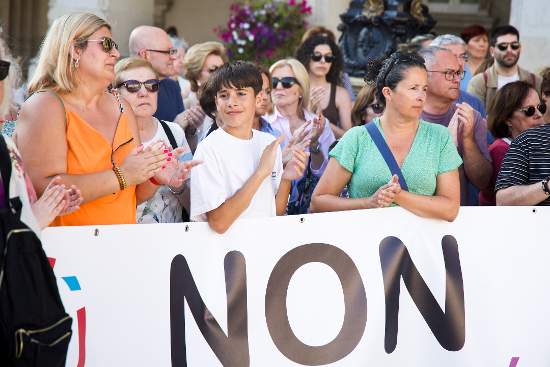 Contra a barbarie, A Coruña berrou hoxe ben forte: 

NON Á VIOLENCIA MACHISTA