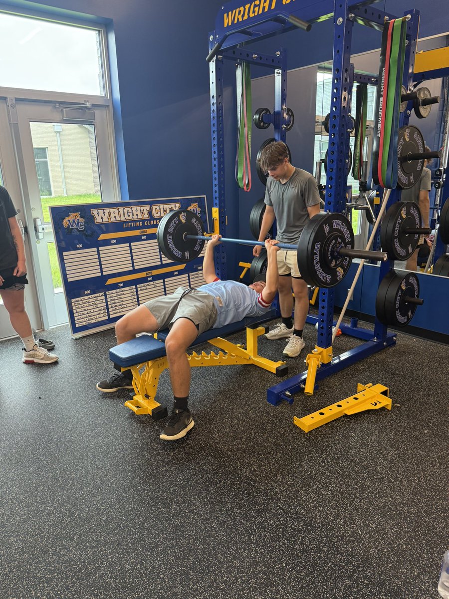 Strong day in the weight room followed by our first day on the field. Great start to HS camp! #WrightWay #IntoTheStorm🦬