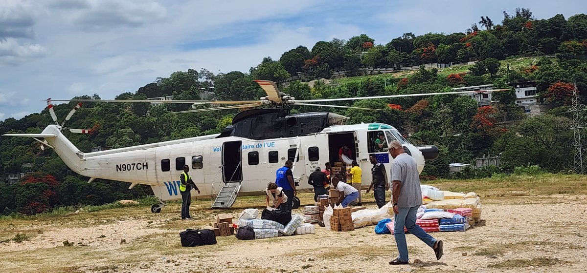 IOM Haiti (@iomhaiti) on Twitter photo Thanks to <a href="/WFP_UNHAS/">UN Humanitarian Air Service</a> support, IOM was able to transport humanitarian cargo by air to Belladère, a border town difficult to access by road due to gang violence in Mirebalais.
This mission allows IOM and GARR to deliver urgent assistance to deported migrants in this isolated area. Thanks to <a href="/WFP_UNHAS/">UN Humanitarian Air Service</a> support, IOM was able to transport humanitarian cargo by air to Belladère, a border town difficult to access by road due to gang violence in Mirebalais.
This mission allows IOM and GARR to deliver urgent assistance to deported migrants in this isolated area.