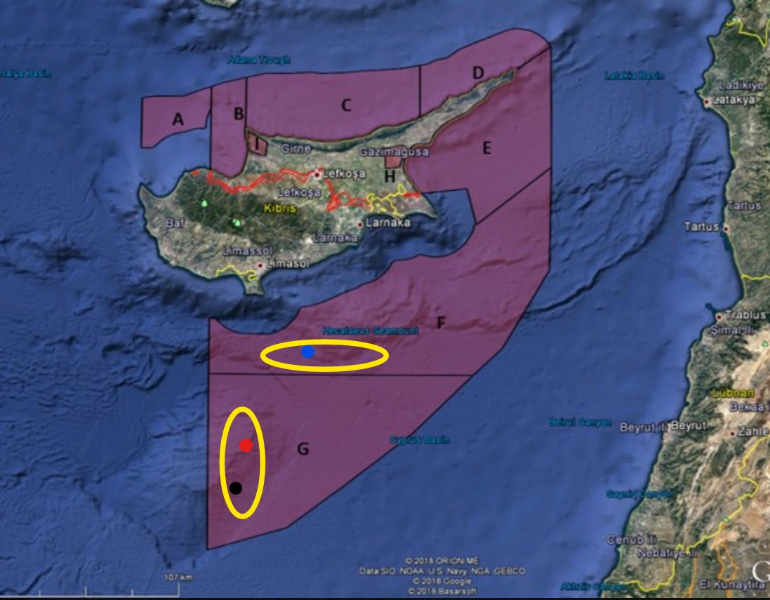 Ortadoğu'da neler oluyor?
İran-İsrail savaşıyor.
Doğu Akdeniz'de neler olacak?
🇹🇷- 🇬🇷gerilimi olacak; 
çünkü 2025 yılı sonunda KKTC tarafından TPAO'ya verilen Kıbrıs'ın güneyinde yer alan F ve G sahası içerisinde tespit edilen hedeflerden 1/2'si #Yavuz sondaj gemimizce kazılacak.