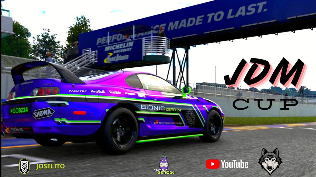 BIONIC Zero 24 (@bioniczero24) on Twitter photo 🏁RACE DAY🏁
Empezamos una nueva aventura de la mano de <a href="/Tururu233/">LOBO23 THE GOAT</a> y su campeonato de JDM
Piloto: <a href="/BZ24_Joselito75/">Bz24_Joselito75</a>
Coche: Toyota Supra RZ
Hora: 21:00h
Circuito: Road Atlanta
Puedes seguirlo en el canal de YouTube:
youtube.com/live/psuU14AWr…
#GOBZ24 🏁RACE DAY🏁
Empezamos una nueva aventura de la mano de <a href="/Tururu233/">LOBO23 THE GOAT</a> y su campeonato de JDM
Piloto: <a href="/BZ24_Joselito75/">Bz24_Joselito75</a>
Coche: Toyota Supra RZ
Hora: 21:00h
Circuito: Road Atlanta
Puedes seguirlo en el canal de YouTube:
youtube.com/live/psuU14AWr…
#GOBZ24