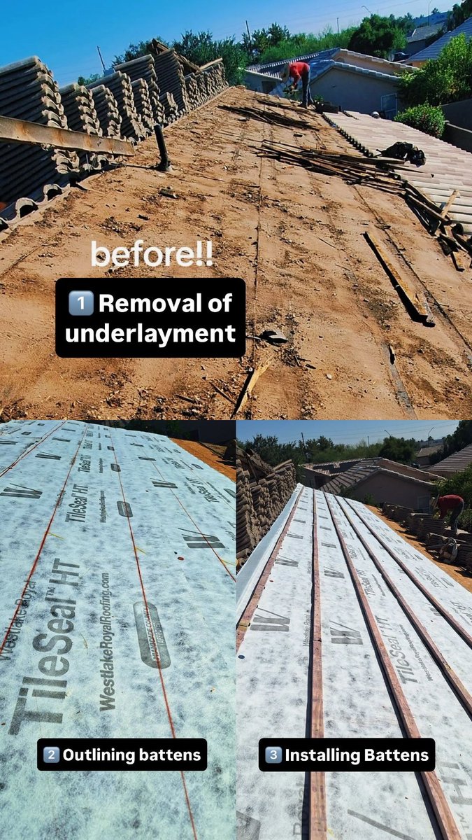 RobsRoofingLLC's tweet photo. ⛈️ Today marks the first day of Monsoon season is AZ ➡️ Check our elevated batten systems! https://t.co/UReAQSxVnF