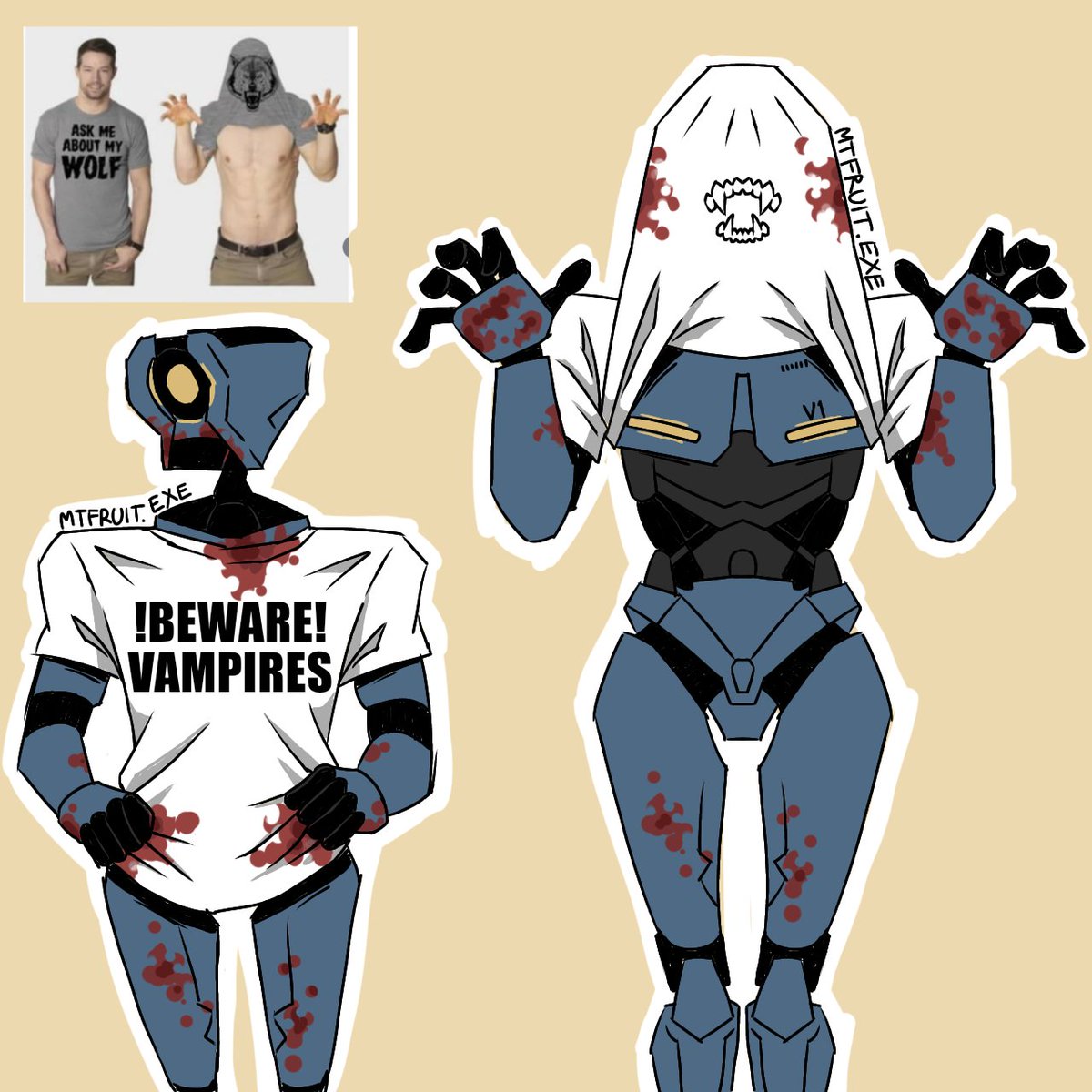 mtfruit's tweet image. V1 from ULTRAKILL