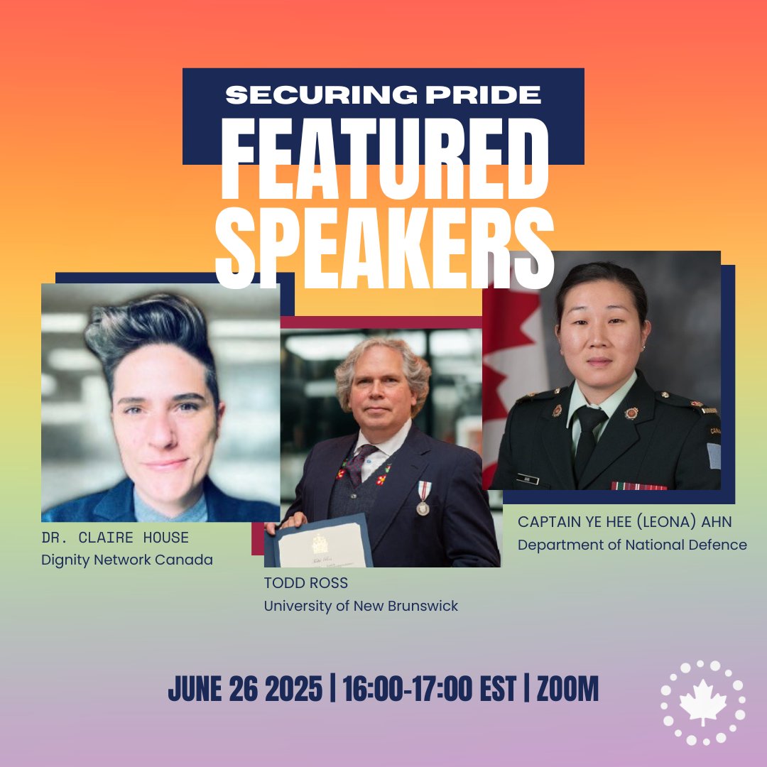 🏳️‍🌈 There’s still time to register for Securing Pride: 2SLGBTQIA+ Voices in International Security!

📅 June 26 | 🕓 16:00–17:00 EST | 📍 Zoom

Free &amp; open to all - no WIIS-Canada membership needed.

🔗 Sign up: eventbrite.ca/e/securing-pri…