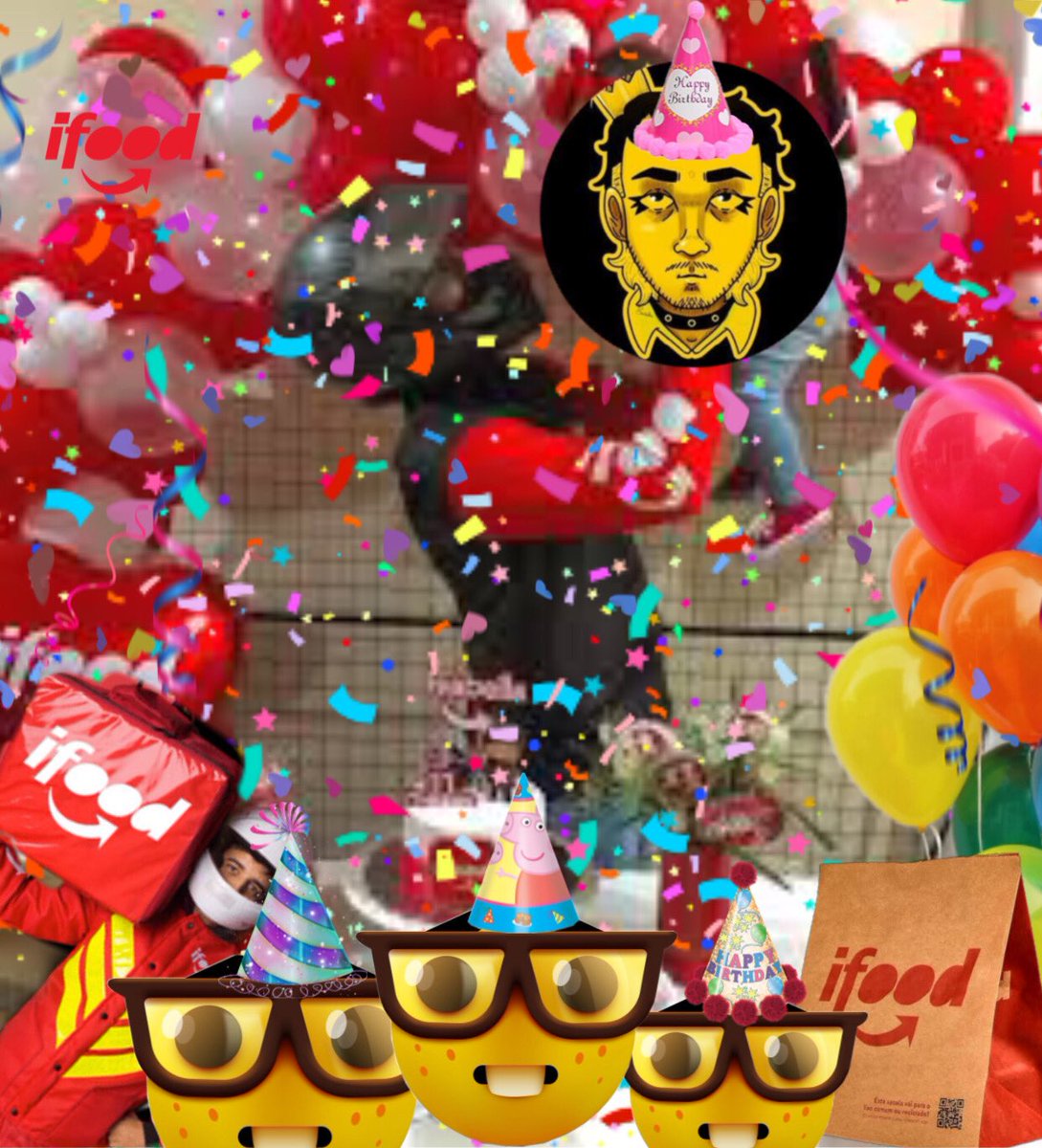 Hoje é o aniversário do primeiro designer do mundo <a href="/Dandanchilis/">sanchilis | COMISSÕES ABERTAS</a> !!🎊
Feliz aniversário Dan! Fica atento que a qualquer momento os nerds e os power rangers vão invadir a sua casa!! 🎉💥