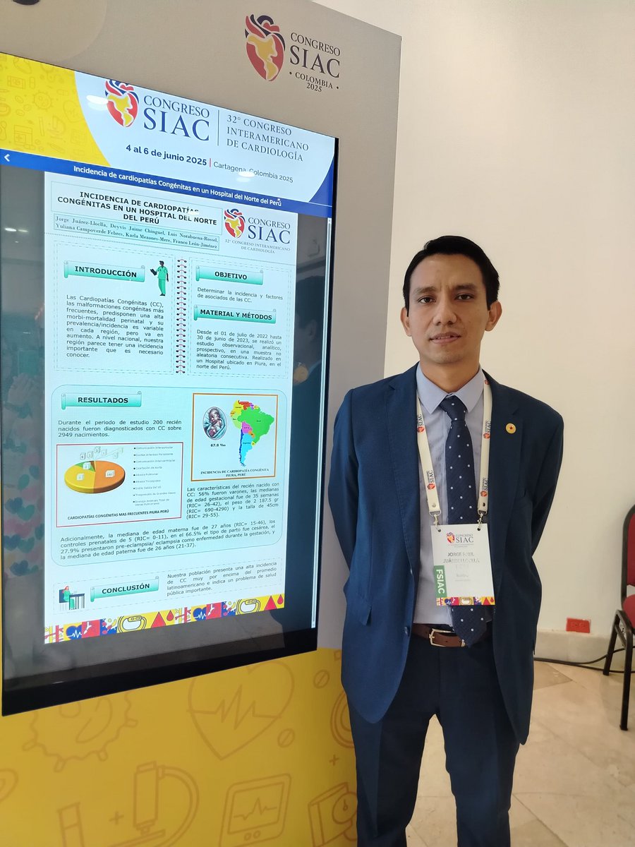 Jorge Juarez (@jjuarezll) on Twitter photo 3er Día del Congreso <a href="/SIAC_cardio/">SIAC</a>
Presentación de 02 Posters
Seguimos trabajando y aprendiendo 💪😀
Fueron días inolvidables del Mejor Congreso de Cardiología
<a href="/gonzaeperez/">Gonzalo Perez</a> <a href="/adribaran/">Adrian Baranchuk MD FACC FRCPC FCCS FSIAC</a> <a href="/CardioBornan/">Norberto Bornancini</a> <a href="/sebagz1/">Seba GZ, MD, MSc</a> <a href="/Marcolazo77/">Marco Antonio Lazo Soldevilla</a> <a href="/MikeMD2486/">Miguel Azañedo V</a> <a href="/drjorge17/">Jorge Sotomayor</a> 3er Día del Congreso <a href="/SIAC_cardio/">SIAC</a>
Presentación de 02 Posters
Seguimos trabajando y aprendiendo 💪😀
Fueron días inolvidables del Mejor Congreso de Cardiología
<a href="/gonzaeperez/">Gonzalo Perez</a> <a href="/adribaran/">Adrian Baranchuk MD FACC FRCPC FCCS FSIAC</a> <a href="/CardioBornan/">Norberto Bornancini</a> <a href="/sebagz1/">Seba GZ, MD, MSc</a> <a href="/Marcolazo77/">Marco Antonio Lazo Soldevilla</a> <a href="/MikeMD2486/">Miguel Azañedo V</a> <a href="/drjorge17/">Jorge Sotomayor</a>